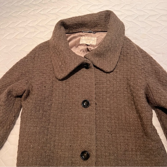 BANANA REPUBLIC Wool Pea Coat - Size M - Picture 2 of 10